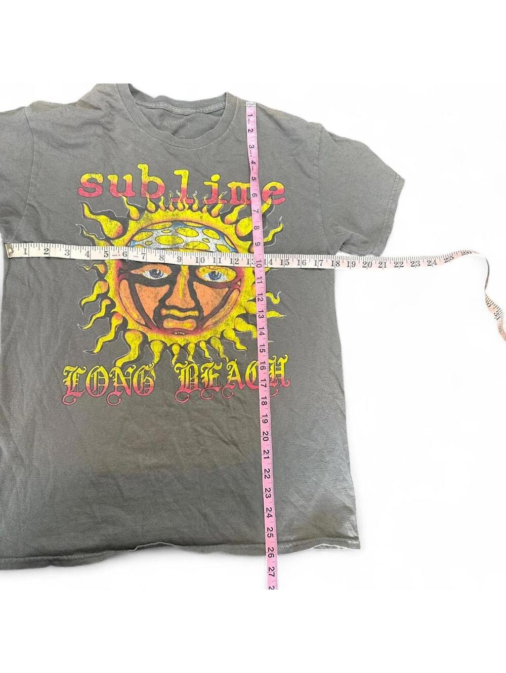 Sublime Long Beach Sun T-Shirt- m - Picture 4 of 6